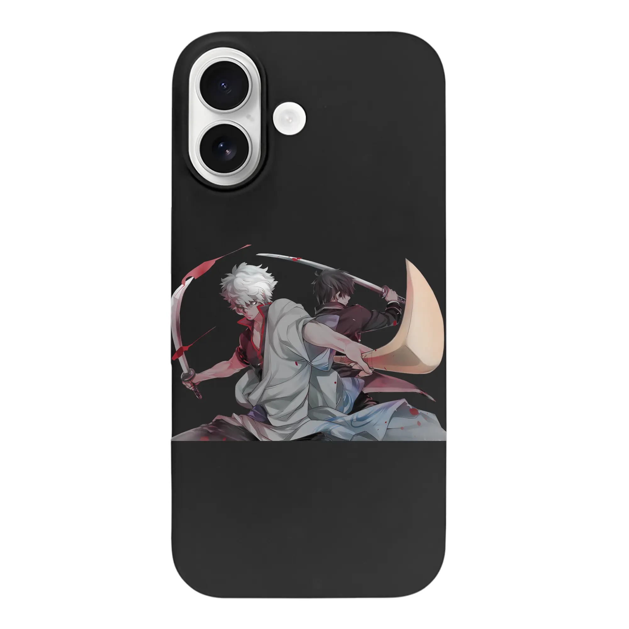 銀魂 グッズ 坂田 銀時 - iPhone 17 シリーズ シリコンケース 薄型 耐衝撃 指紋防止 ソフトタッチカバー 精密フィット 傷防止 保護ケース iPhone 17/17 Air/17 Pro/17 Pro Max 対応